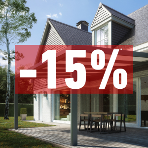 15% sur les pergolas